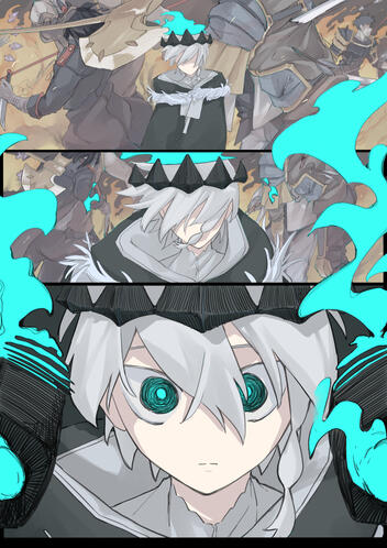 BU+(Ix2) + color + full background (135$)