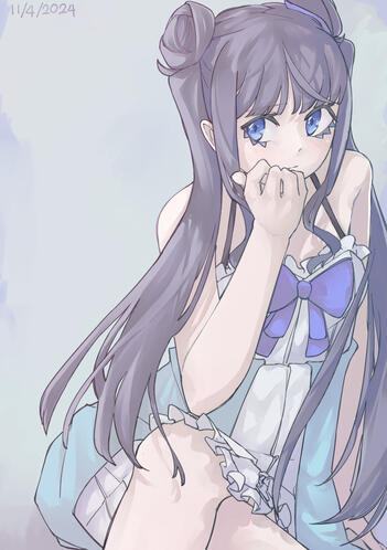 half body + color (55$)